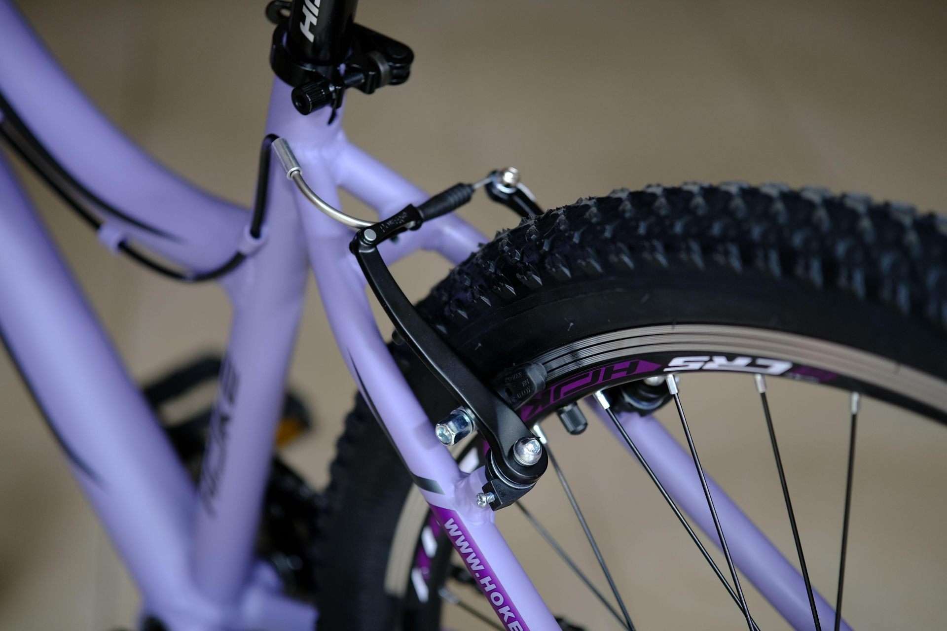 Тормоз V-Br-ободной AL HOKE Jade 50 V матовый фиолетовый-серый 15